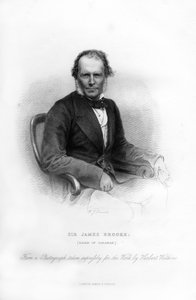 Sir James Brooke, Rajah von Sarawak, 19. Jahrhundert von W. J. Edwards
