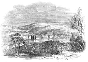 Reinhardtsbrunn, Gotha - nach der Zeichnung Seiner Königlichen Hoheit Prinz Albert (1845) von W. J. Linton