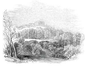 Sommerpalast in Württemberg - nach der Zeichnung Seiner Königlichen Hoheit Prinz Albert von W. J. Linton