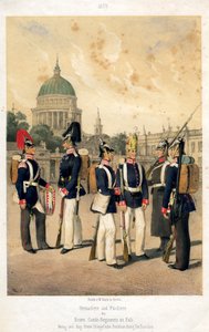 Grenadiere und Füsiliere der preußischen Armee, 1857 von W Korn