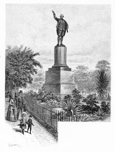 Cook-Denkmal, Hyde Park, Sydney, Australien, 1886