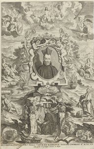 Porträt von Jeremias Drexel von W Merel van