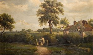 Hüttenszene, Marston Green, 1870