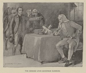 Die Forderung an Gouverneur Dunmore von W. P. Snyder