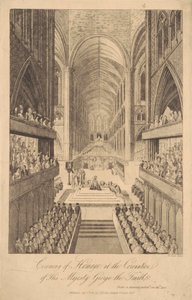 Zeremonie der Huldigung bei der Krönung Seiner Majestät Georg IV.
