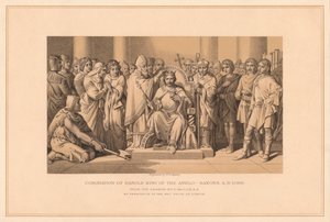 Krönung von Harold, König der Angelsachsen, 1066 n. Chr., 1878