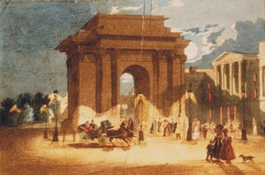 Hyde Park Corner, Westminster, London, ca. 1835