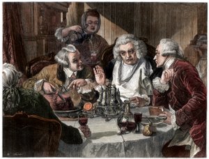 Dr. Johnsons erstes Treffen mit John Wilkes, 1866