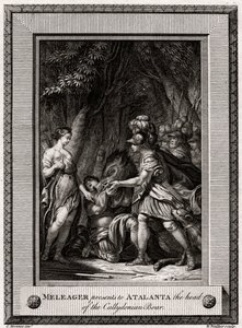 Meleager präsentiert Atalanta den Kopf des kalydonischen Ebers, 1774