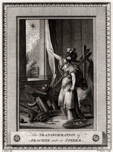 Die Verwandlung der Arachne in eine Spinne, 1775