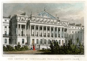 Das Zentrum der Cumberland Terrace, Regents Park, London
