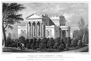 Villa im Regents Park, London, 1827