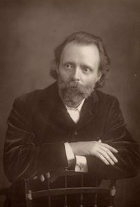 Thomas Henry Hall Caine (1853-1931) englischer Romanautor. Begleiter von Dante Gabriel Rossetti am Ende von dessen Leben (1881-1882)