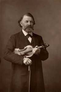 Joseph Joachim (1831-1907), ungarischer Geiger, Komponist und Direktor des Berliner Konservatoriums von W. and D. (after) Downey