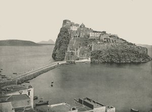 Aragonese Burg, Ischia, Italien, 1895