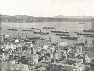 Der Bosporus in Richtung Scutari, Konstantinopel, Osmanisches Reich, 1895