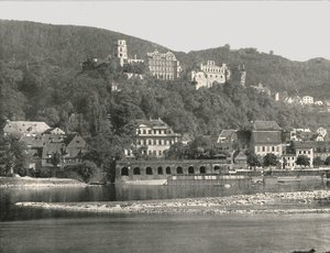 Das Schloss, Heidelberg, Deutschland, 1895 von W and S Ltd