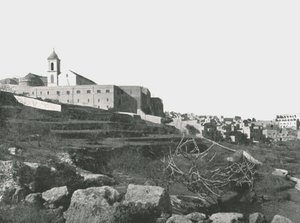Die Geburtskirche, Bethlehem, Palästina, 1895