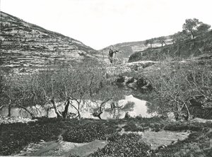 Der Teich von Siloah, Jerusalem, Palästina
