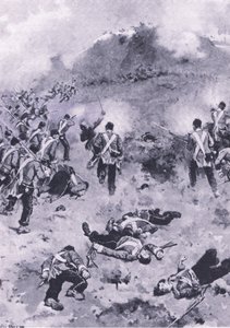 Sturm auf den Redan, Illustration aus British Battles on Land and Sea, 1915