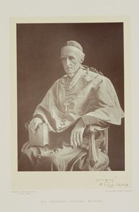 Porträt von Kardinal Henry Edward Manning (1808-92) von Walery Rzewuski