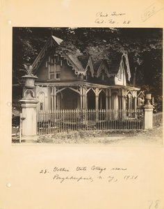 [Gotisches Häuschen in der Nähe von Poughkeepsie, New York] von Walker Evans
