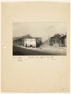 Negerviertel von Savannah von Walker Evans