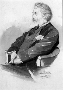 Porträt von Frederic, Lord Leighton, 1892 von Walker Hodgson