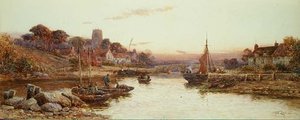 Wootton vom Fluss aus von Walker Stuart Lloyd