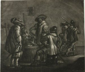 Gruppe von sechs Soldaten