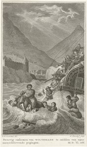 Tod von Woltemade am Kap der Guten Hoffnung, 1773 von Walraad Nieuwhoff
