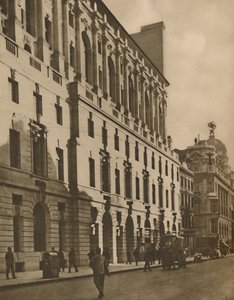Gebäude, die das neue London in der Moorgate Street repräsentieren