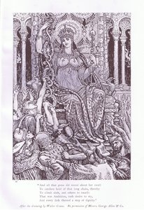 Und all die Menge drängte sich um sie von Walter Crane