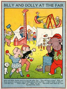 Billy und Dolly auf der Messe von Walter Crane