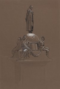Entwurf für ein Shakespeare-Denkmal von Walter Crane
