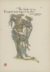 Blumen aus Shakespeares Garten von Walter Crane