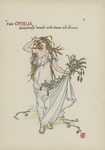 Blumen aus Shakespeares Garten von Walter Crane
