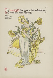 Blumen aus Shakespeares Garten von Walter Crane