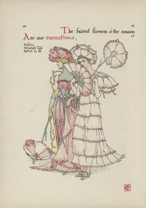 Blumen aus Shakespeares Garten von Walter Crane