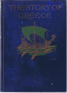 Vorderdeckelgestaltung, Illustration aus Die Geschichte Griechenlands, 1930er Jahre von Walter Crane