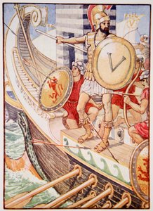 Er wurde zum Ziel für jeden Pfeil, Illustration aus 