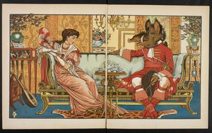 Illustration für Die Schöne und das Biest von Walter Crane