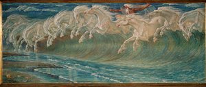 Neptuns Pferde von Walter Crane