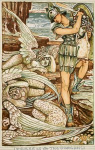 Perseus und die Gorgonen, Illustration aus 