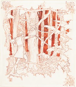 Prinz Charming im Wald von Walter Crane