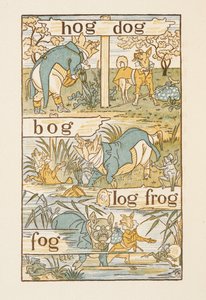 Reimwörter, die mit dem Buchstaben G enden. Das goldene Primer. von Walter Crane