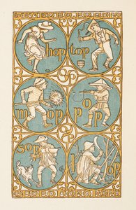 Reimwörter, die mit dem Buchstaben P enden. Der goldene Primer. von Walter Crane
