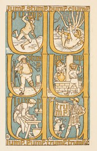 Reimwörter, die mit dem Buchstaben P enden. Zur Veranschaulichung des Buchstabens U. Das goldene Primer.