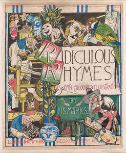 Lächerliche Reime, ca. 1867 von Walter Crane