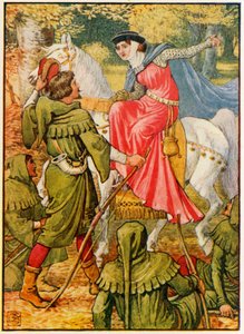 Robin Hood und die Dame von Walter Crane